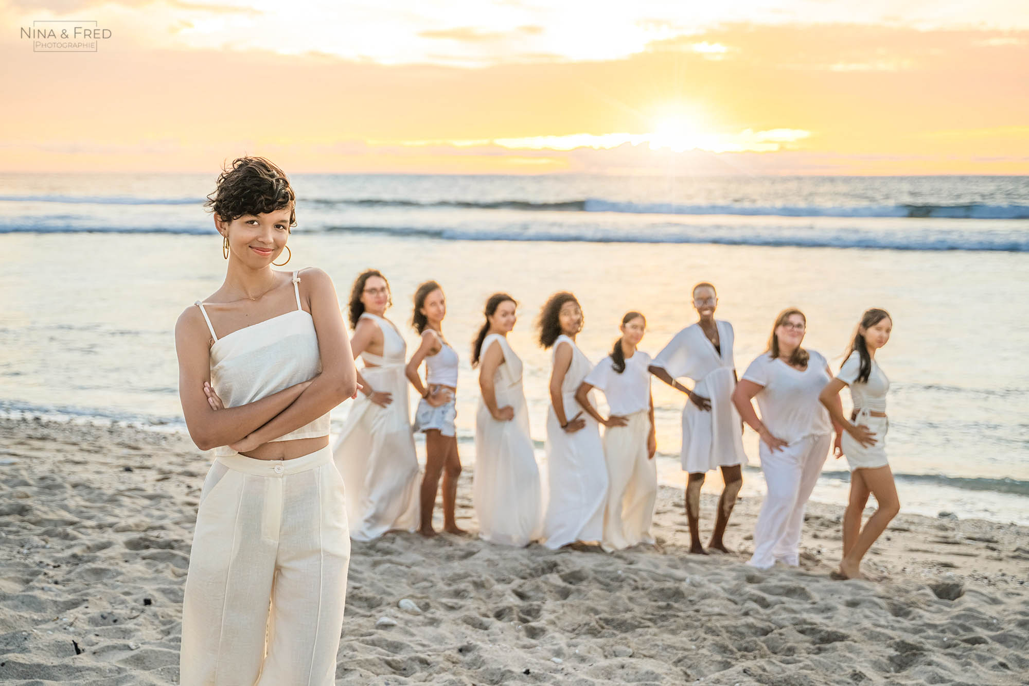 shooting photo entre amies sur la plage de la Réunion Eve-25